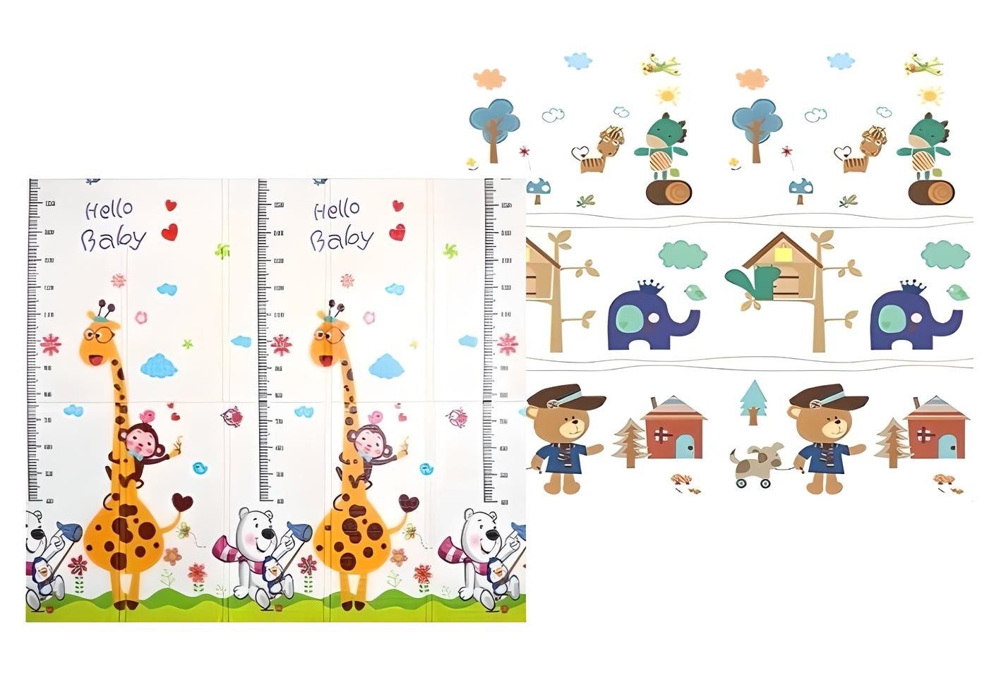 Термоковрик 4Play Giraffes/Animals 180x200x1.5cm