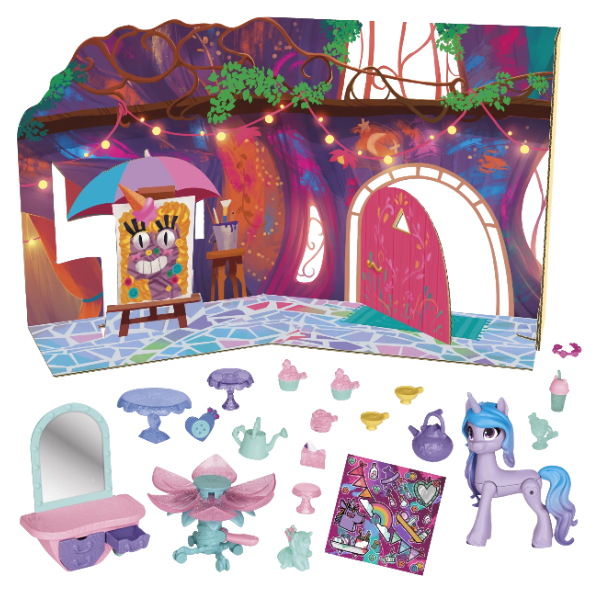 Игровой набор My Little Pony «Чаепитие единорога Иззи Мунбоу», 20 аксессуаров
