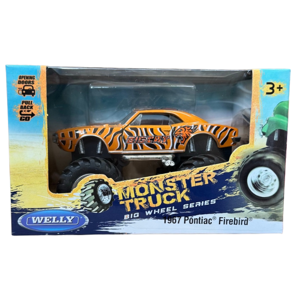 Металлический Monster Truck 1:38 1967 Pontiac Firebird, Big Wheel