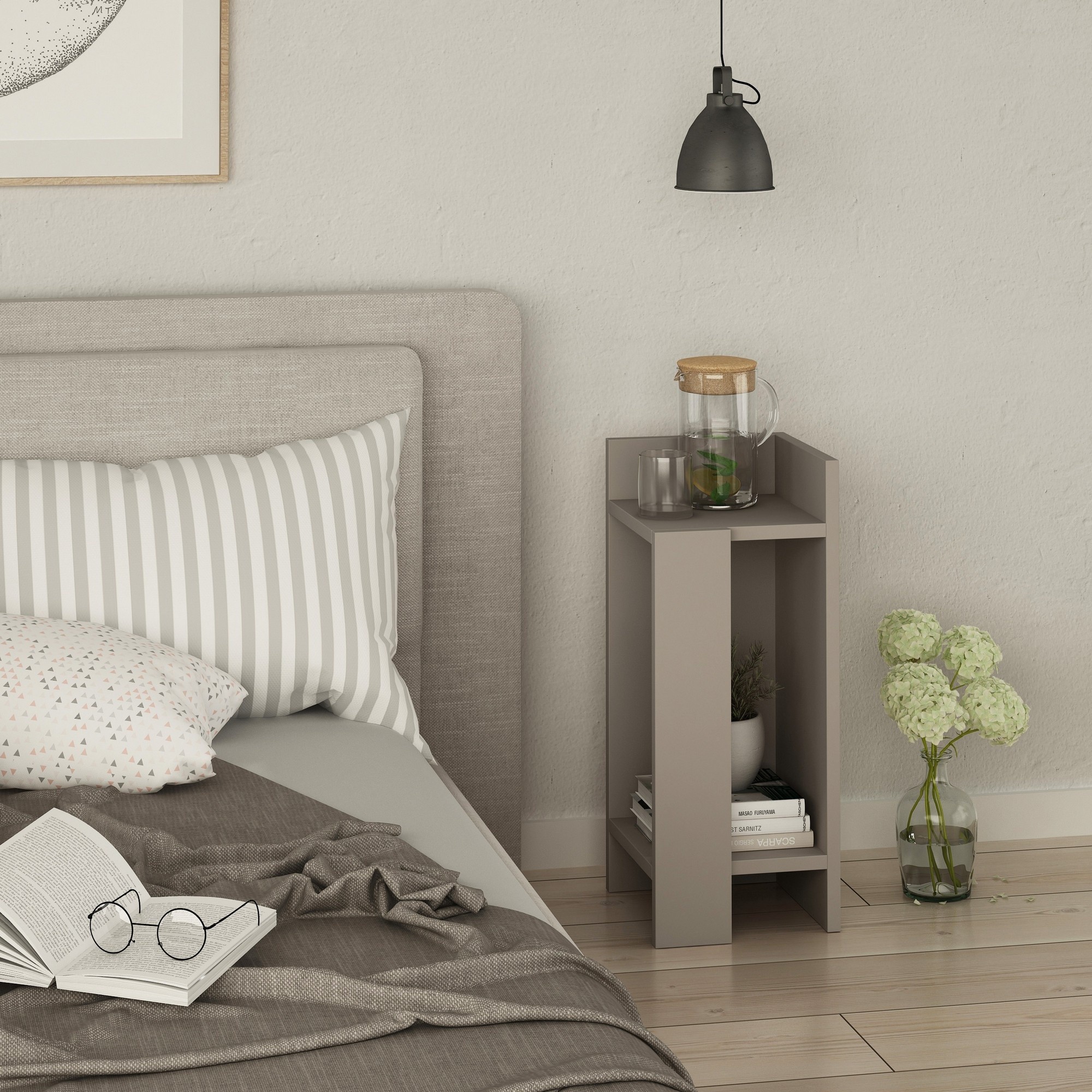 Прикроватная тумба Hanah Home Elos Right Light Mocha