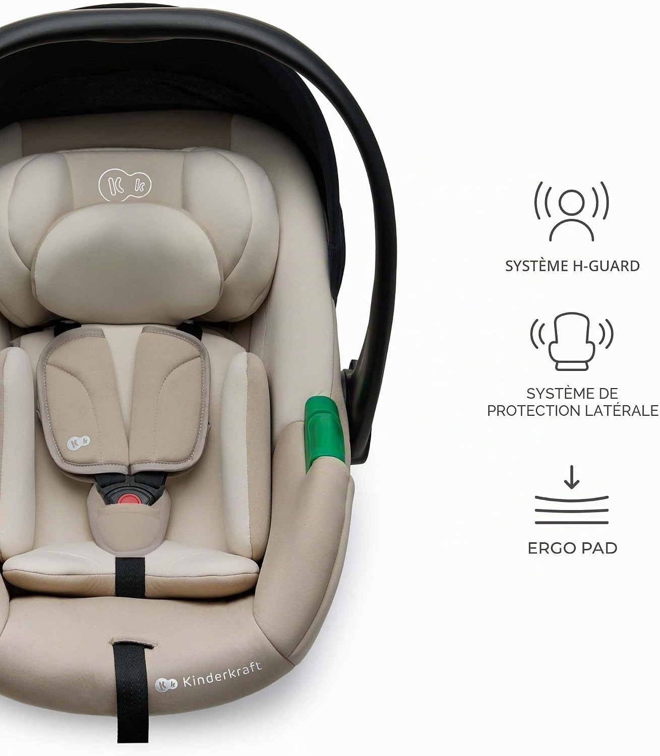Детское автокресло Kinderkraft Mink Pro 2 i-Size Beige (KCMINPR2BEG0000)