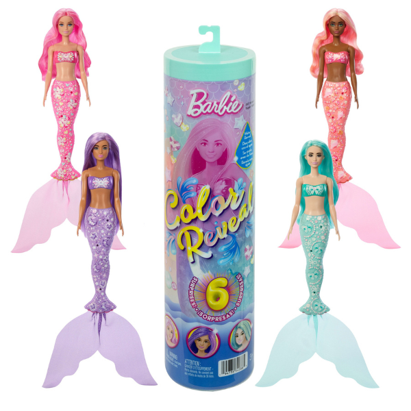 Кукла Barbie Color Reveal, серия «Русалка»