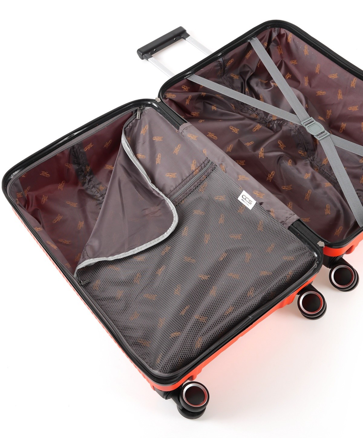 Чемодан CCS 5224 M Orange