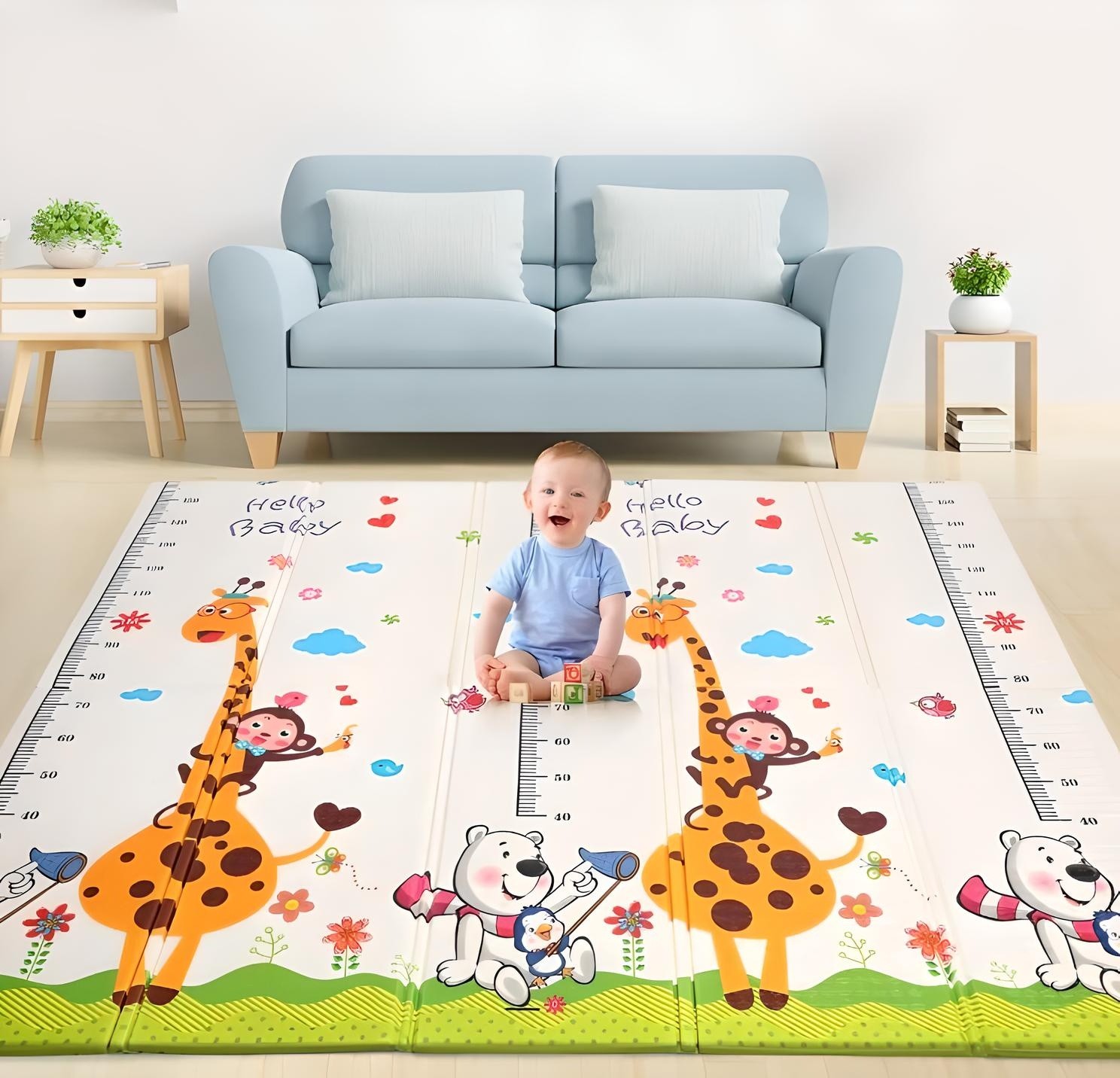 Термоковрик 4Play Giraffes/Animals 180x200x1.5cm