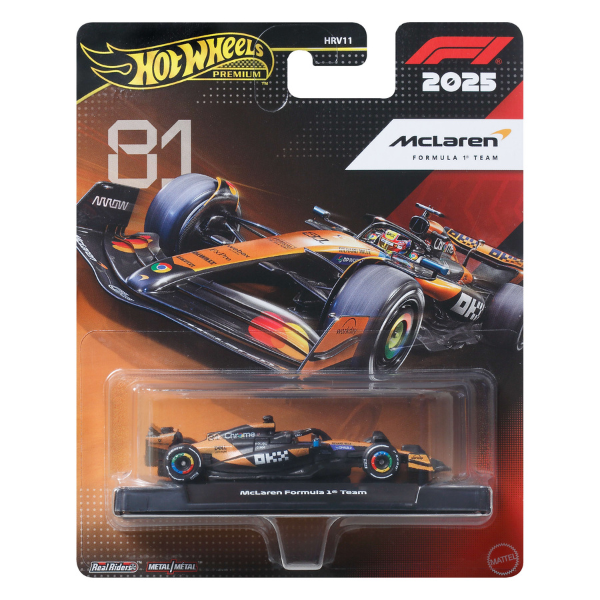 Hot Wheels 1:64 Коллекционная машинка «Formula 1: McLaren #81»