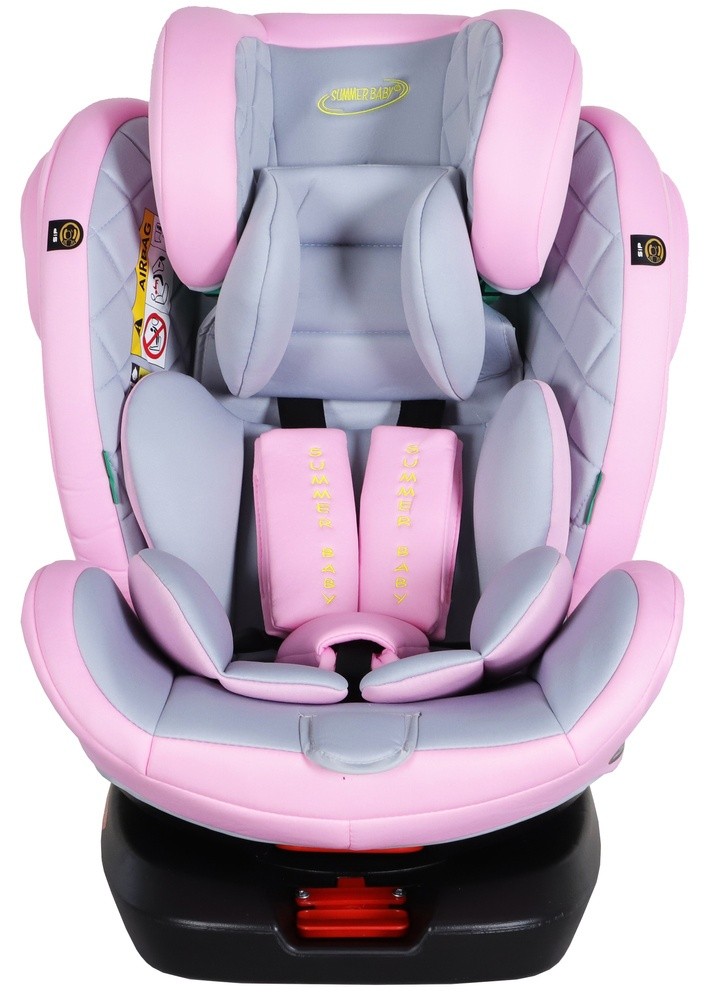 Детское автокресло Summer Baby Faro I-Size (4572) Grey/Pink