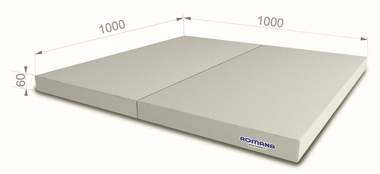 Мягкий щит (Мат) Romana (5.013.06) 1x1x0.06m Grey
