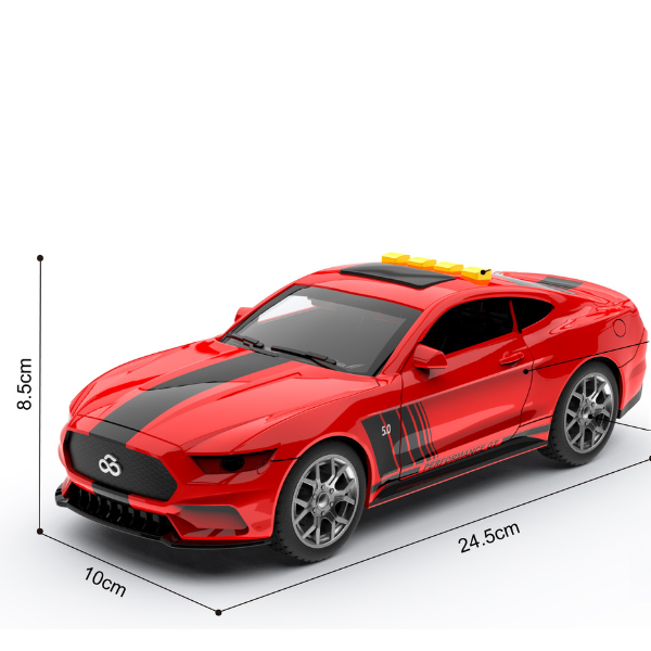 1:18 Спортивная инерционная машинка, (свет / звук)