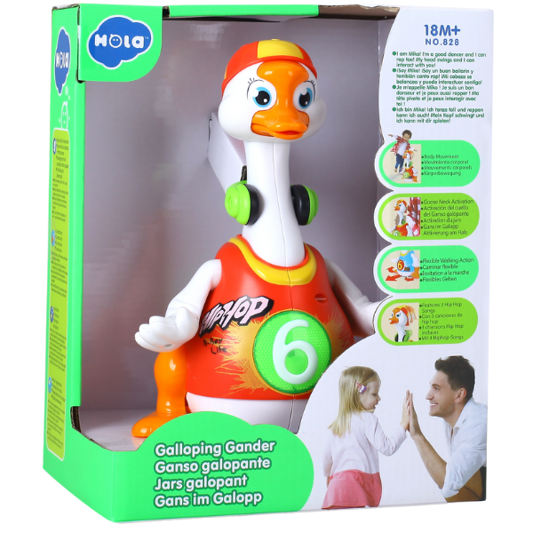 Интерактивная игрушка «Танцующий гусь» с музыкой и светом