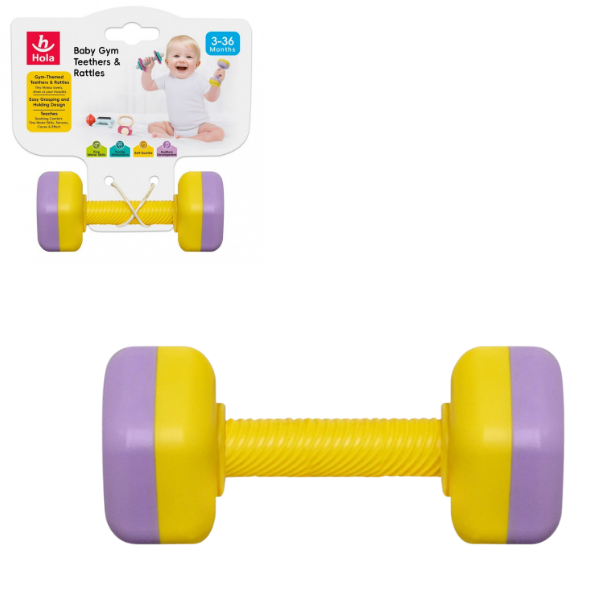 Погремушка-гантелька из серии «Baby Gym»
