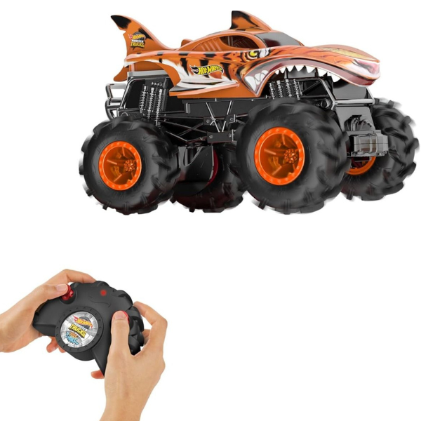 Hot Wheels Monster Trucks 1:24 «Неудержимая Тигровая акула»
