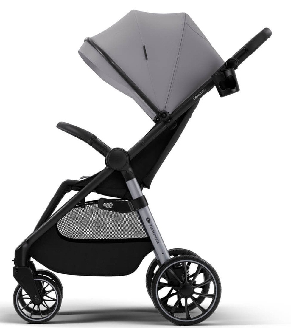 Коляска Kinderkraft Grande 2 Moonlight Grey (KSGRAN02GRY0000)