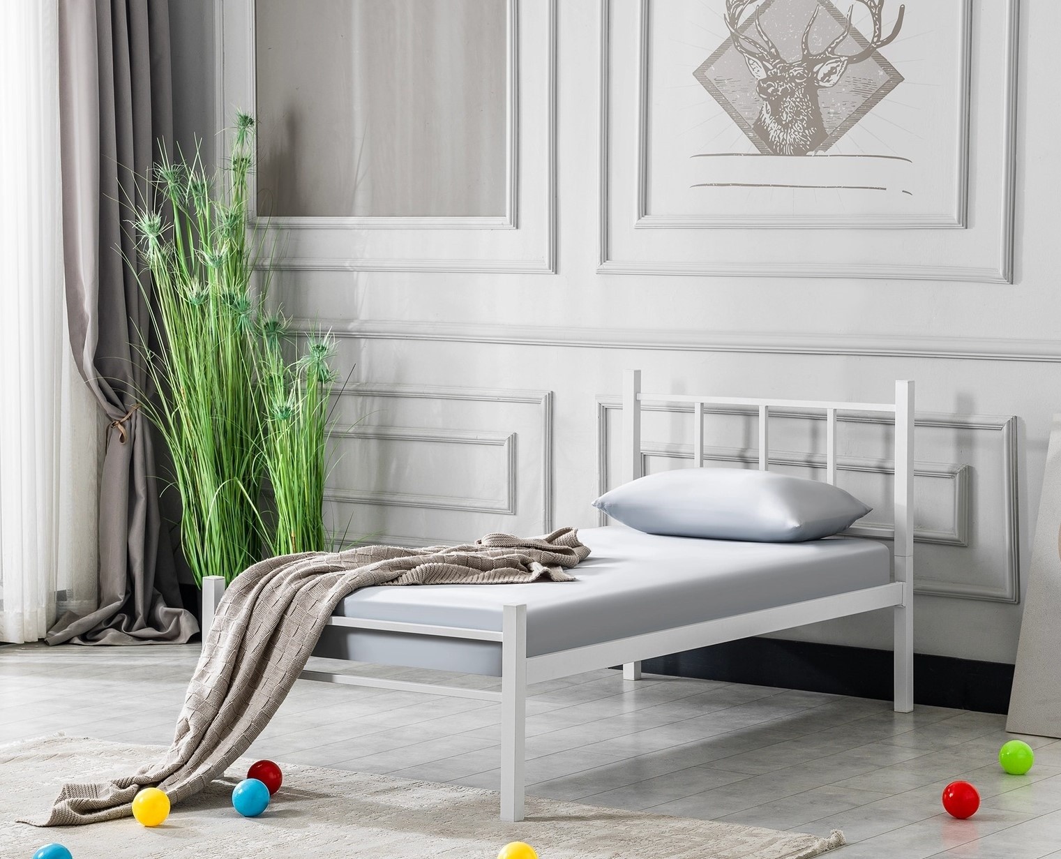 Кровать Evger K-90 90x200cm White