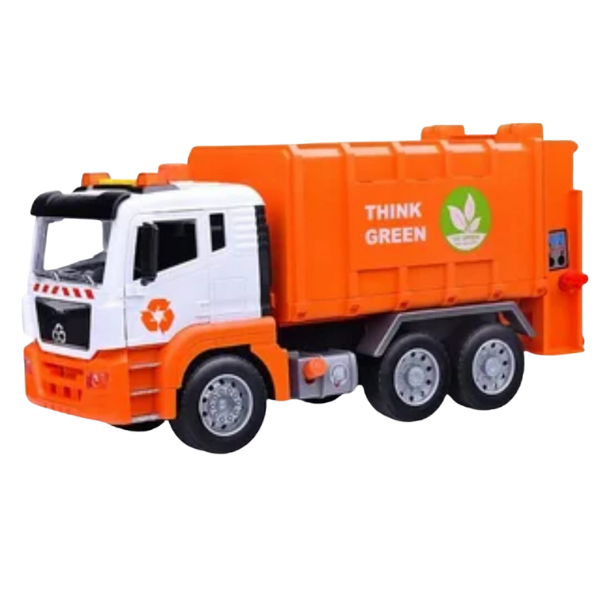1:10 Инерционный Мусоровоз «Think Green» (свет / звук)