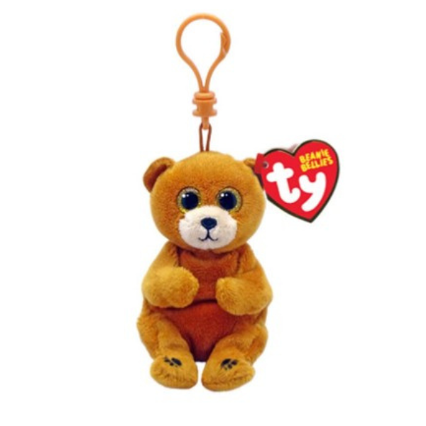 Брелочек — медвежонок DUNCAN 12 см (Beanie babies clip)