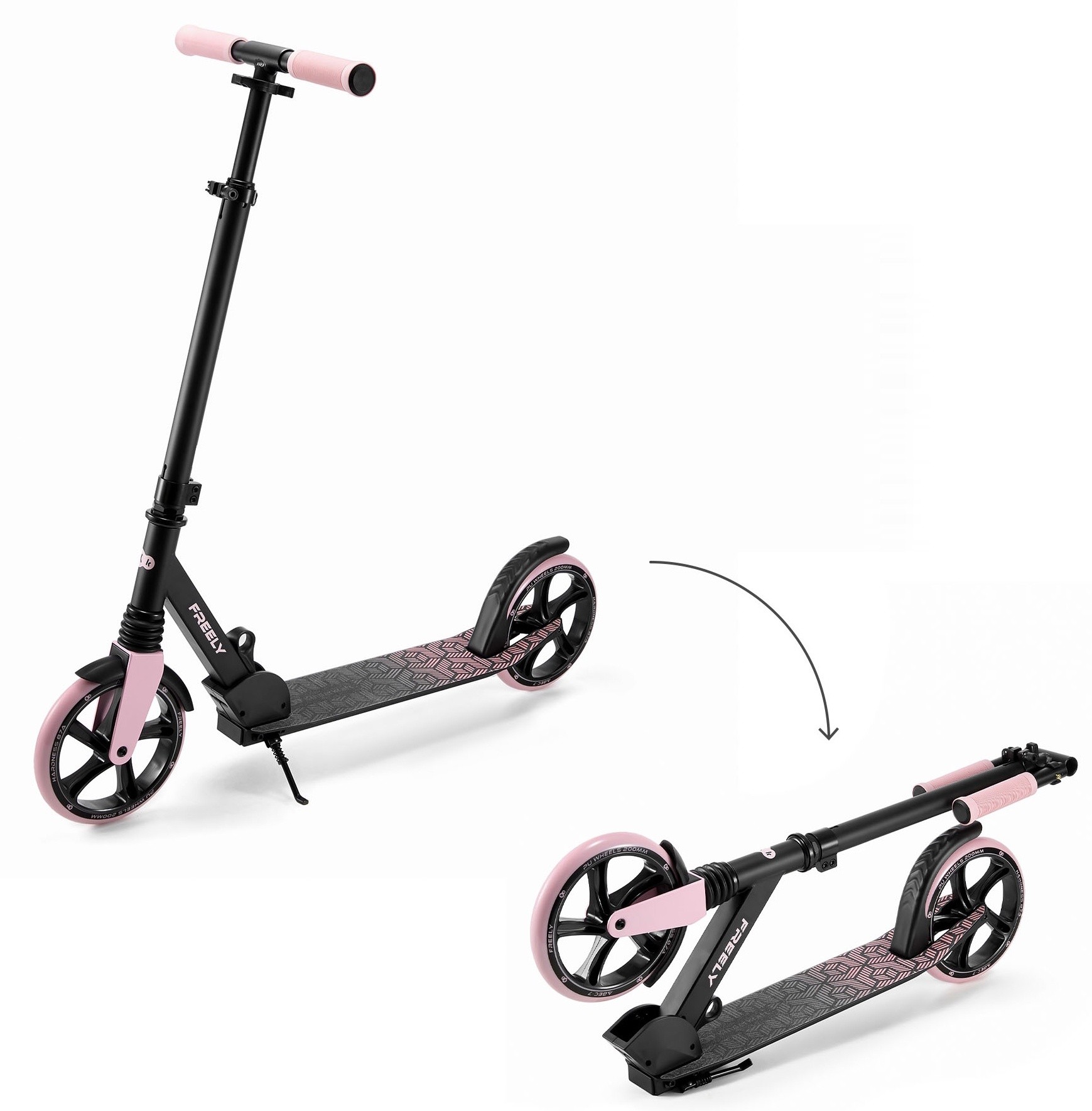 Самокат KinderKraft Freely Pink (KRFREE00PNK0000)