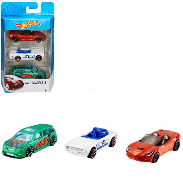 Hot Wheels Набор из 3-х базовых машинок (аcс).