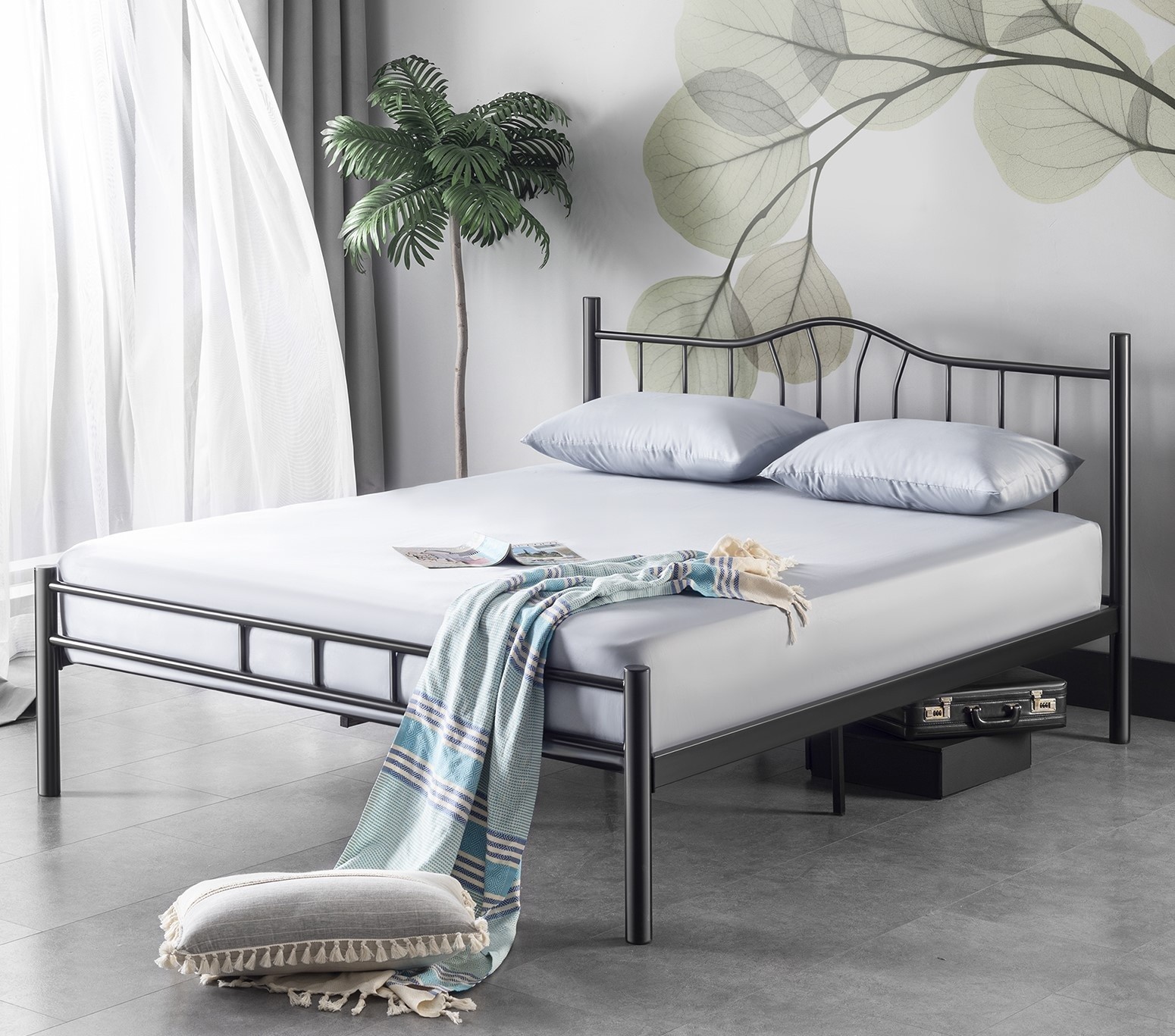Кровать Evger K-25 160x200cm Black