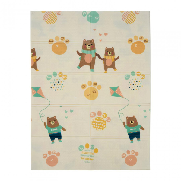 Двухсторонний игровой — развивающий коврик из пенопласта (алфавит), 180 x 120 x 1 см