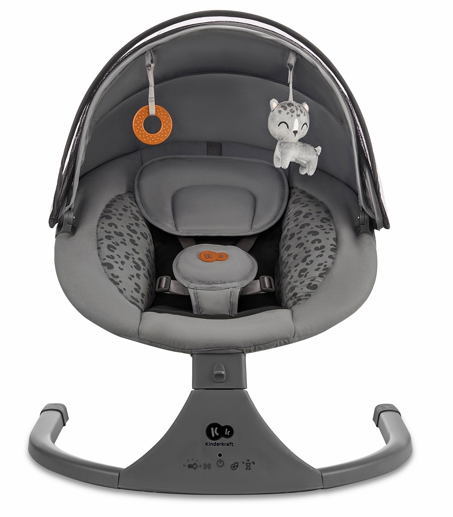 Детское кресло-качалкa Kinderkraft Lumi 2 Dark Grey (KBLUMI02DGR0000)