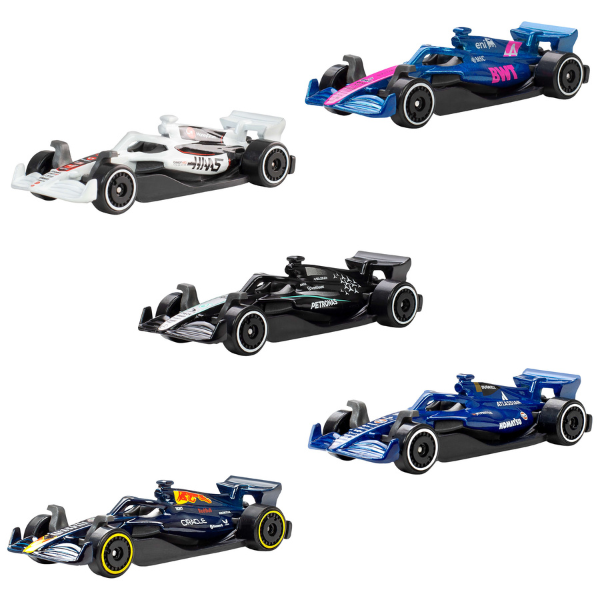 Hot Wheels 1:64 Набор из 5 коллекционных машинок «Formula 1»