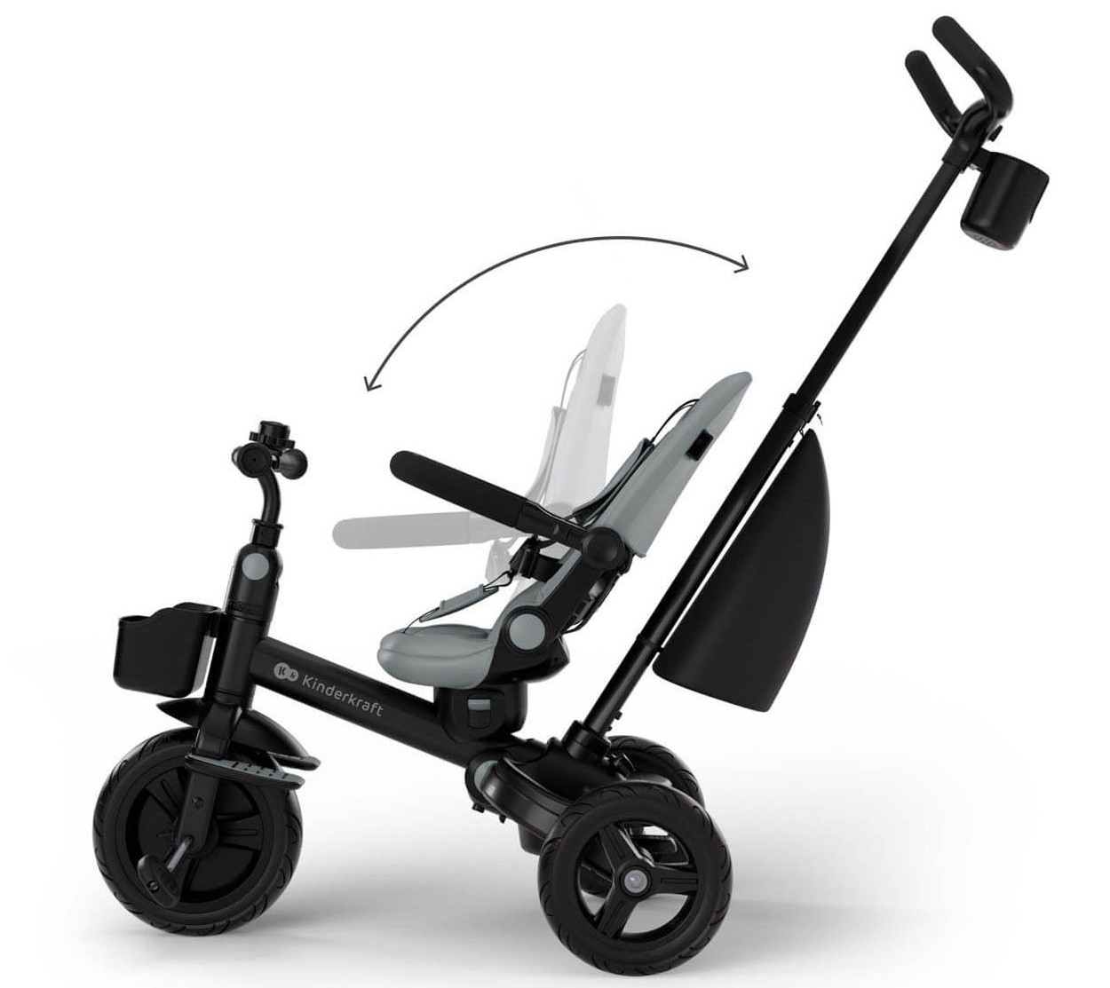 Детский велосипед Kinderkraft Aveo 2 Plus Grey (KRAVEO02GRY0000)