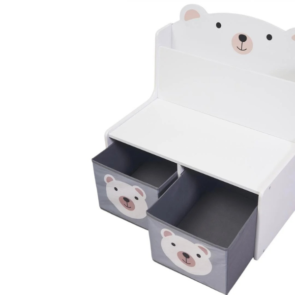 Скамейка с местом для хранения игрушек и книг «Bear», U-Grow