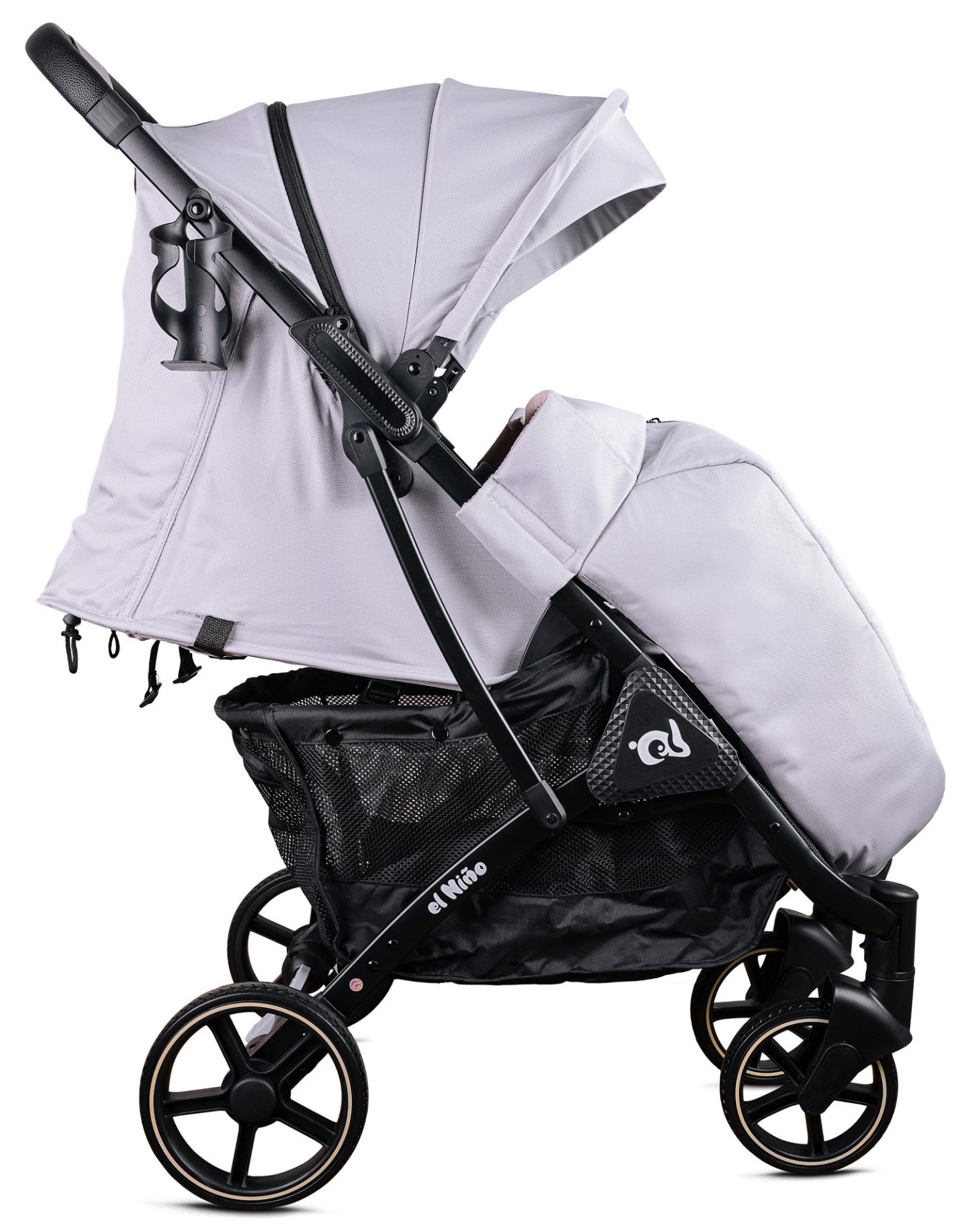 Коляска El Nino Blanca Grey