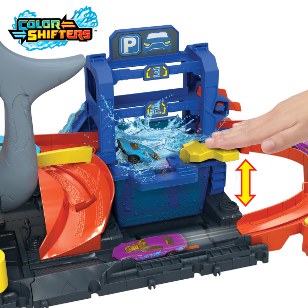 Hot Wheels City Ultra Shark Car Wash Track Игровой набор в ассортименте