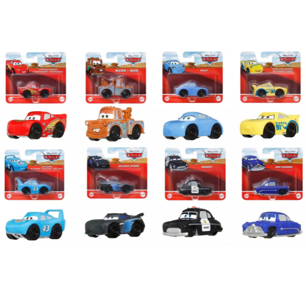 Набор машинок из мультфильма «Тачки» Value Die Cast 1:55 (acc.)